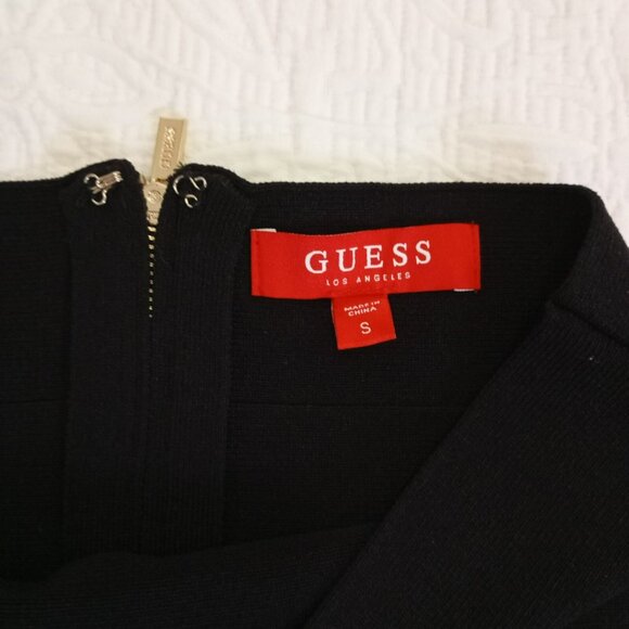 Guess Womens Black Bandage Mini Skirt Size S Womens - Picture 2 of 9